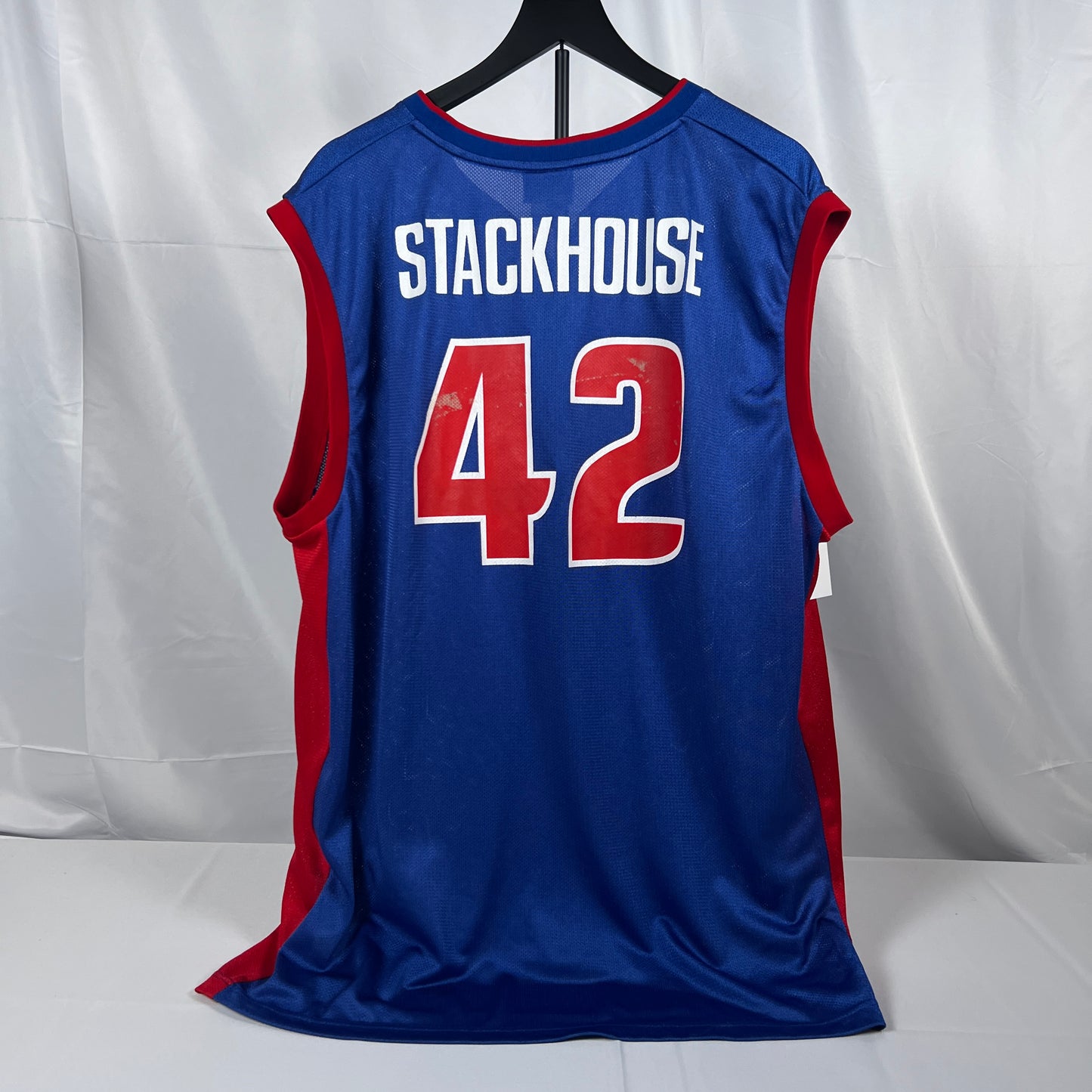 (Mens XL) Jerry Stackhouse Detroit Pistons Jersey
