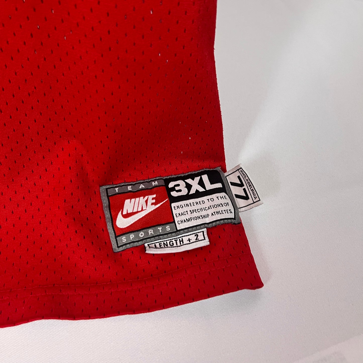 (Mens 3XL) Allen Iverson Philadelphia 76ers Jersey 1977 Swingman