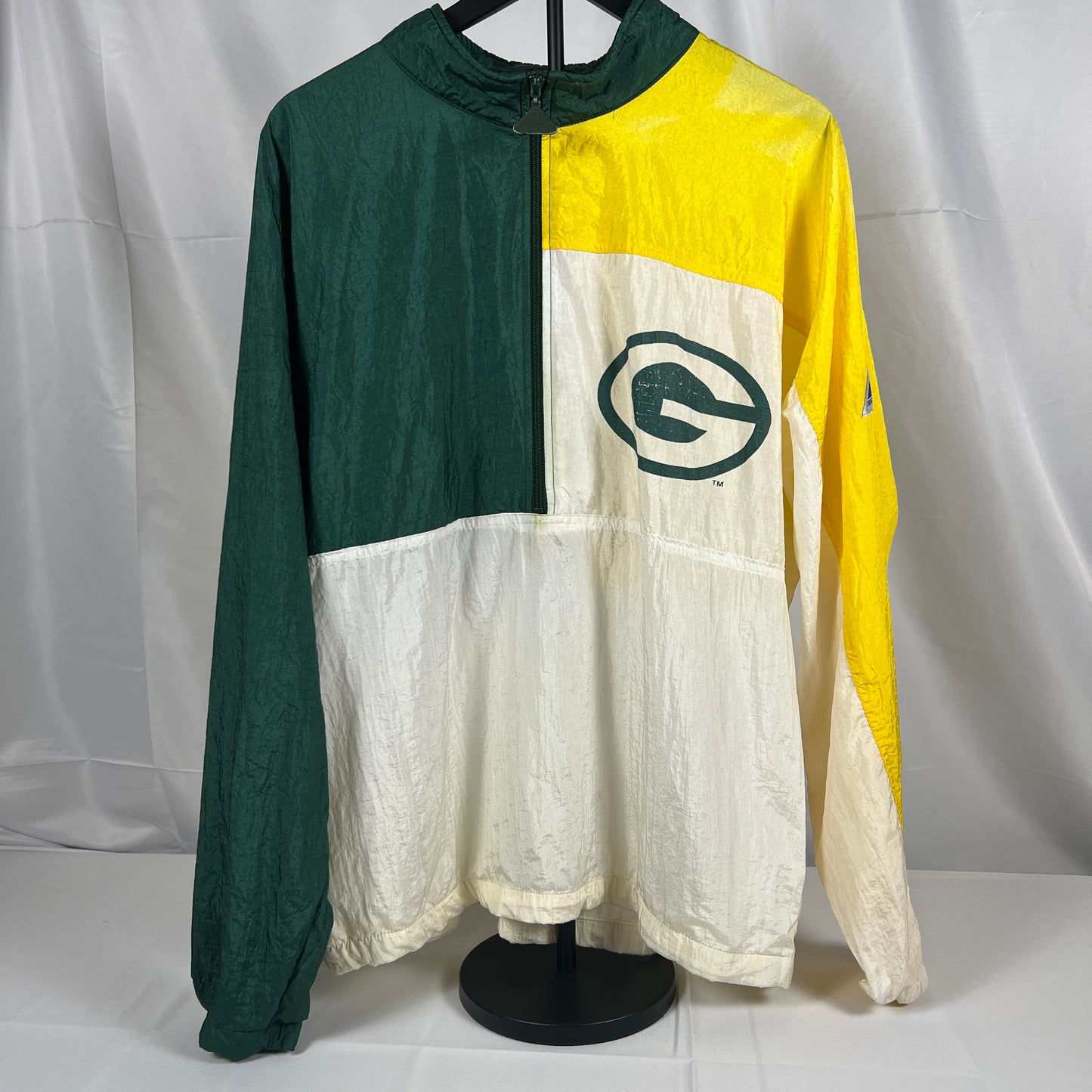 (Mens Large) 90s Green Bay Packers Windbreaker Jacket
