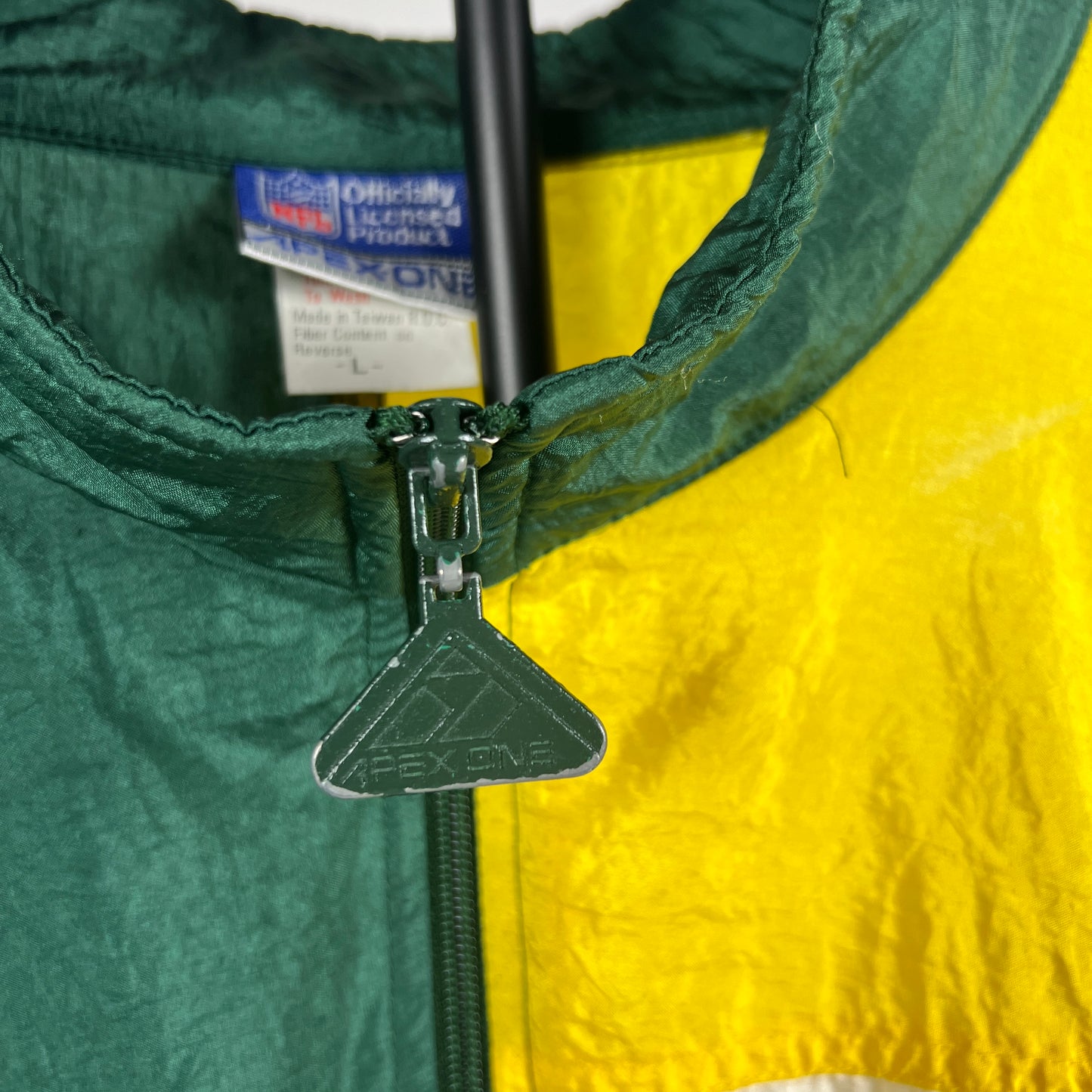 (Mens Large) 90s Green Bay Packers Windbreaker Jacket