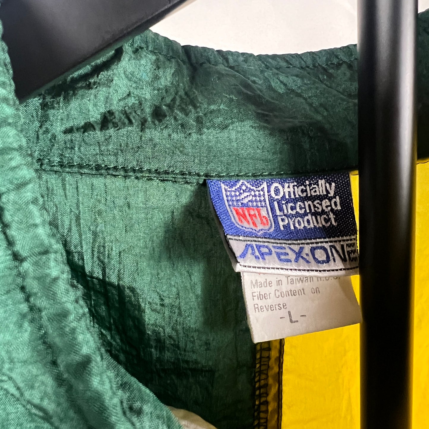 (Mens Large) 90s Green Bay Packers Windbreaker Jacket