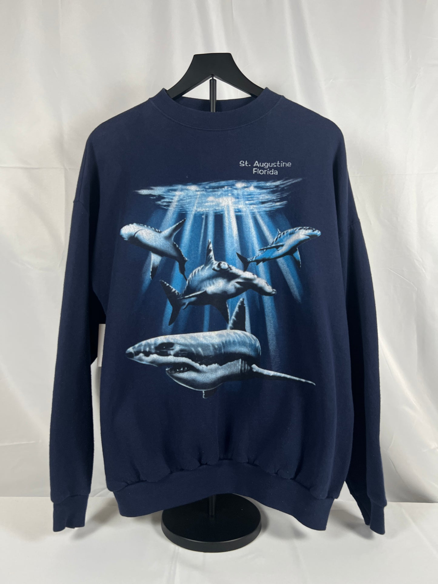 (Mens XL) 90s Shark Sweater