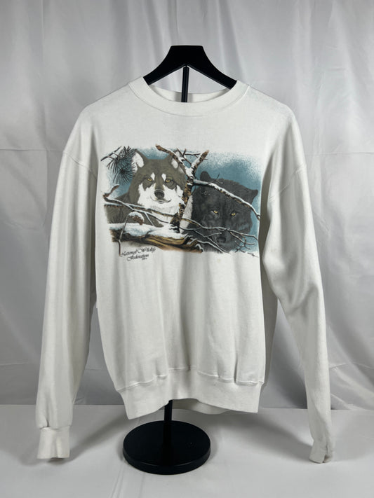 (Womans XL) 1989 Wolf Sweater
