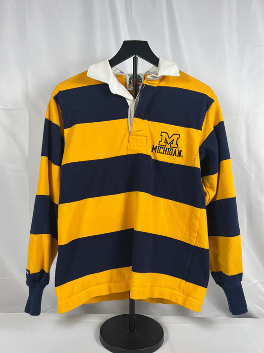 (Mens XS) 90s Michigan Rugby Polo Shirt