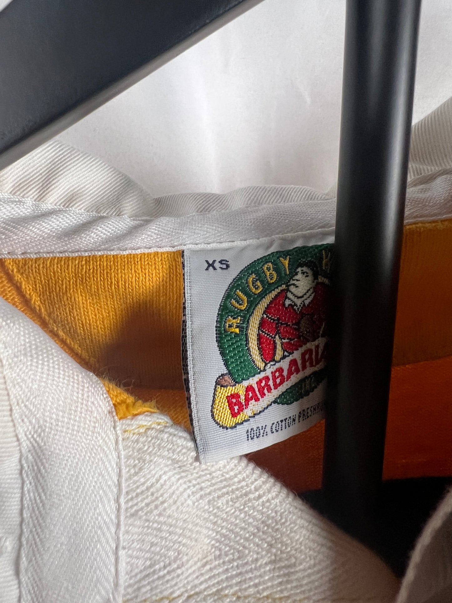 (Mens XS) 90s Michigan Rugby Polo Shirt