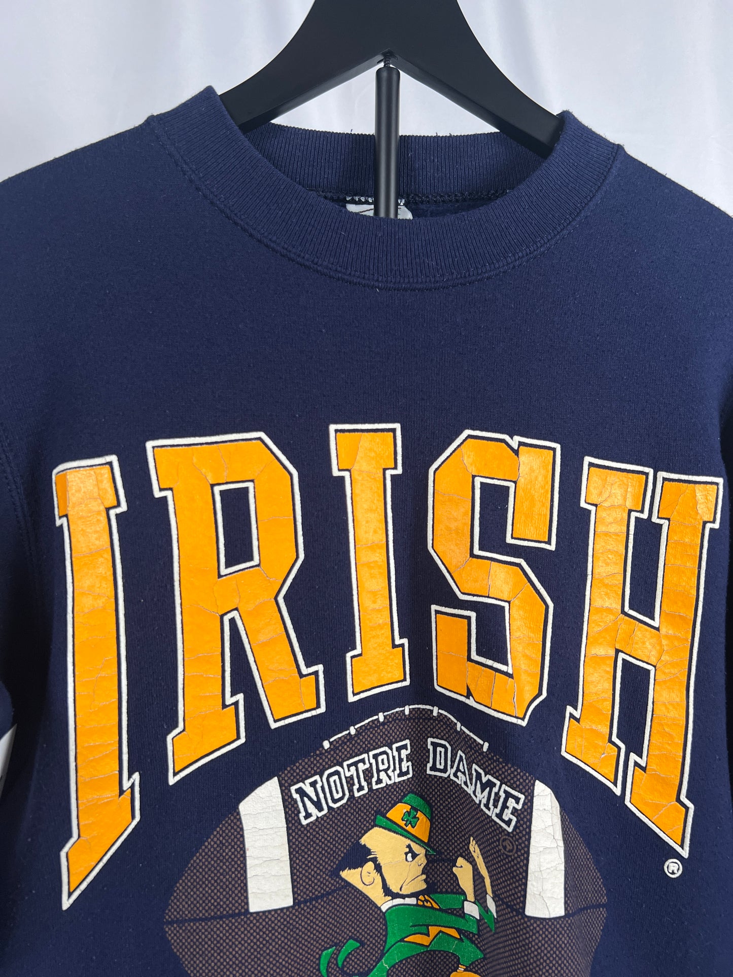 (Mens Small) 80s/90s Notre Dame Football Sweater