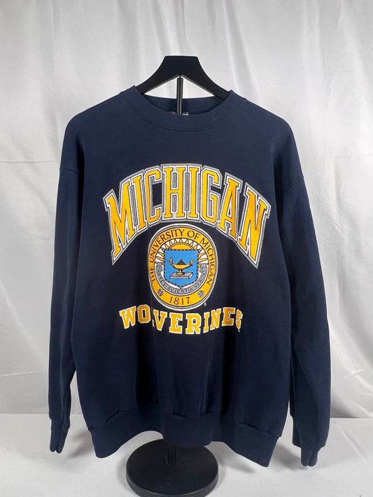 (Mens XL) 80s/90s Michigan Sweater