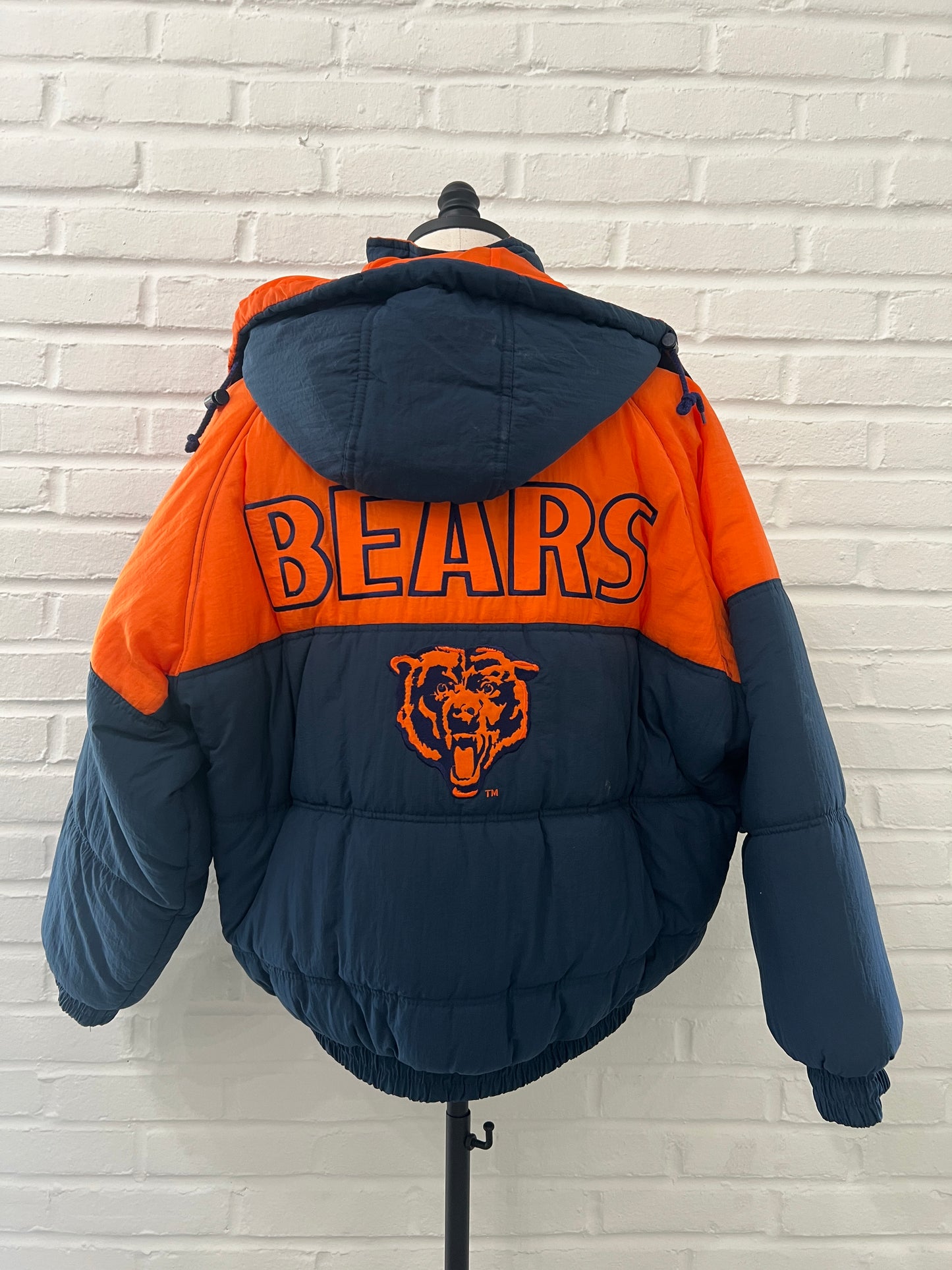 (Mens Large) 90s Chicago Bears Puffer Jacket