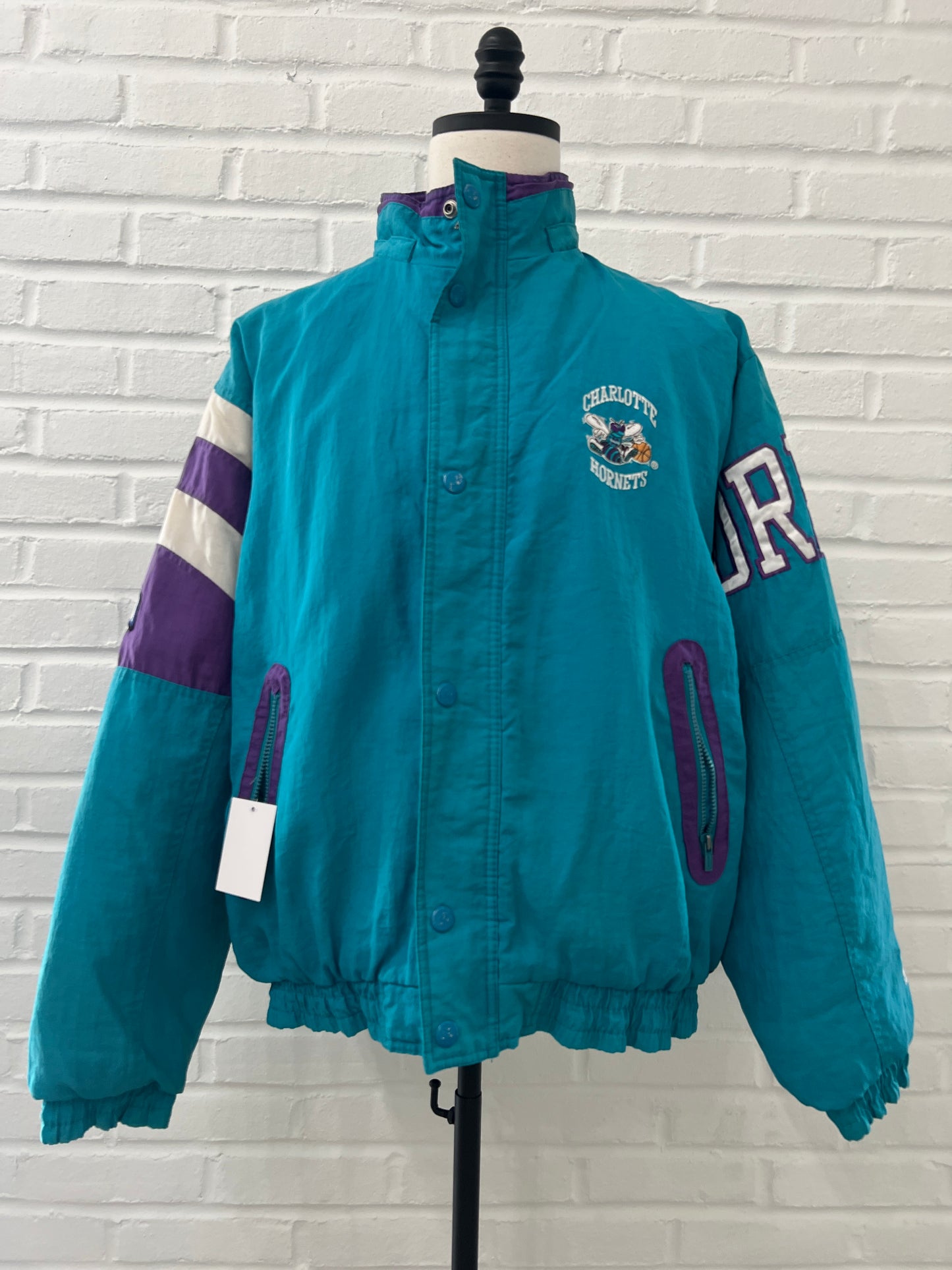 (Mens Large) 90s Charlotte Hornets Starter Jacket