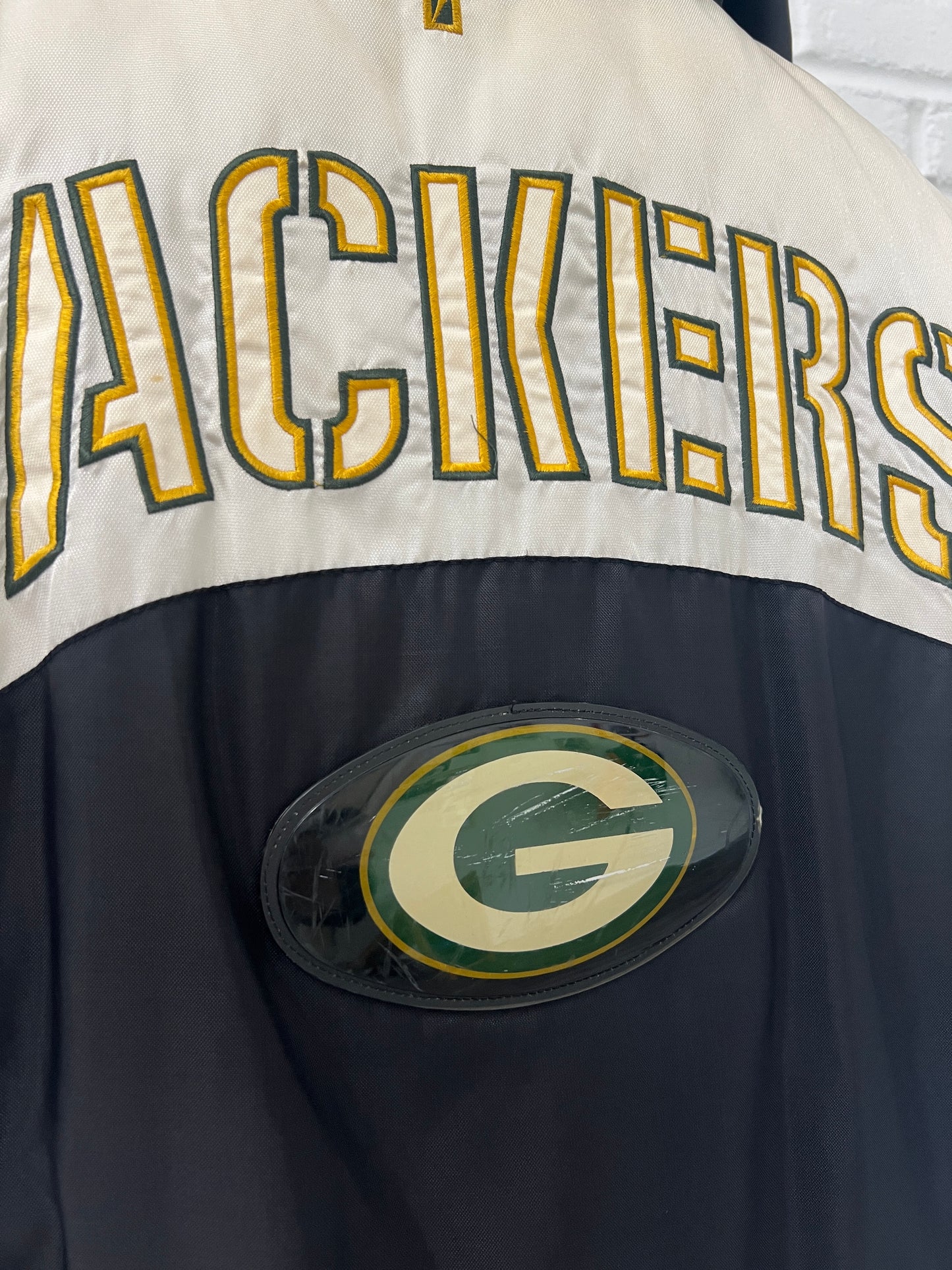 (Mens XL) 90s Green Bay Packers Puffer Jacket