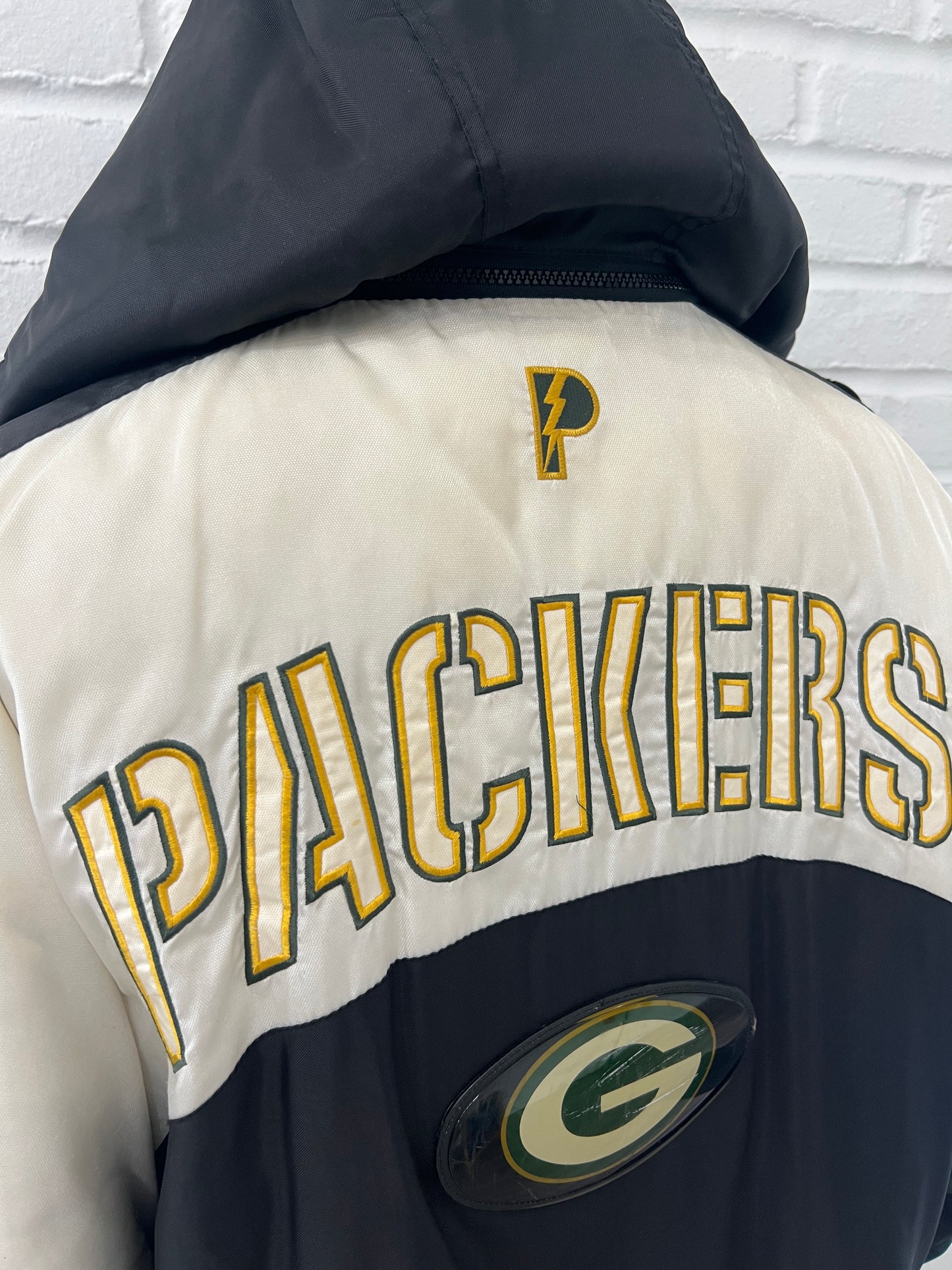 (Mens XL) 90s Green Bay Packers Puffer Jacket
