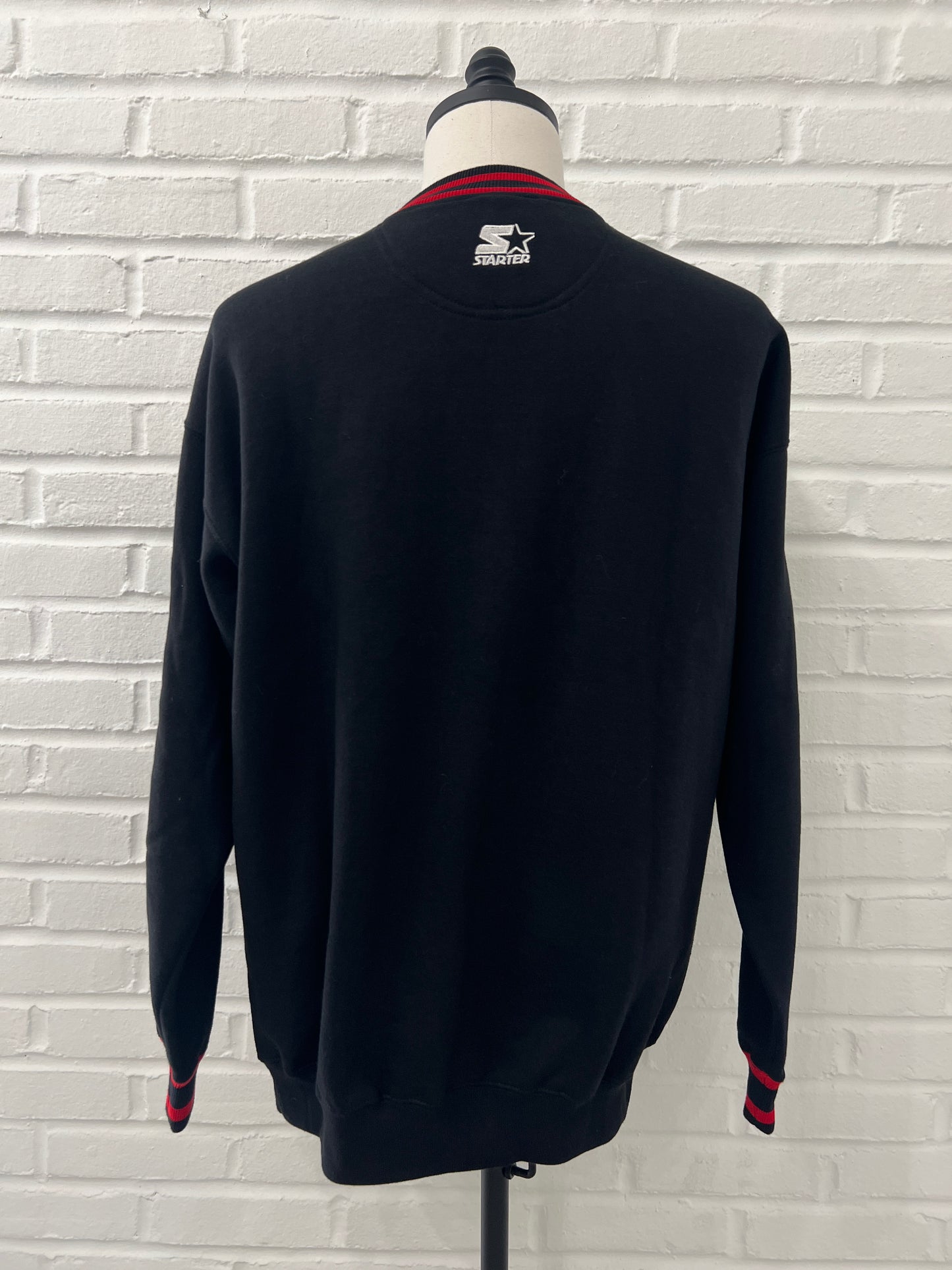 (Mens Large) 90s Chicago Bulls Starter Sweater