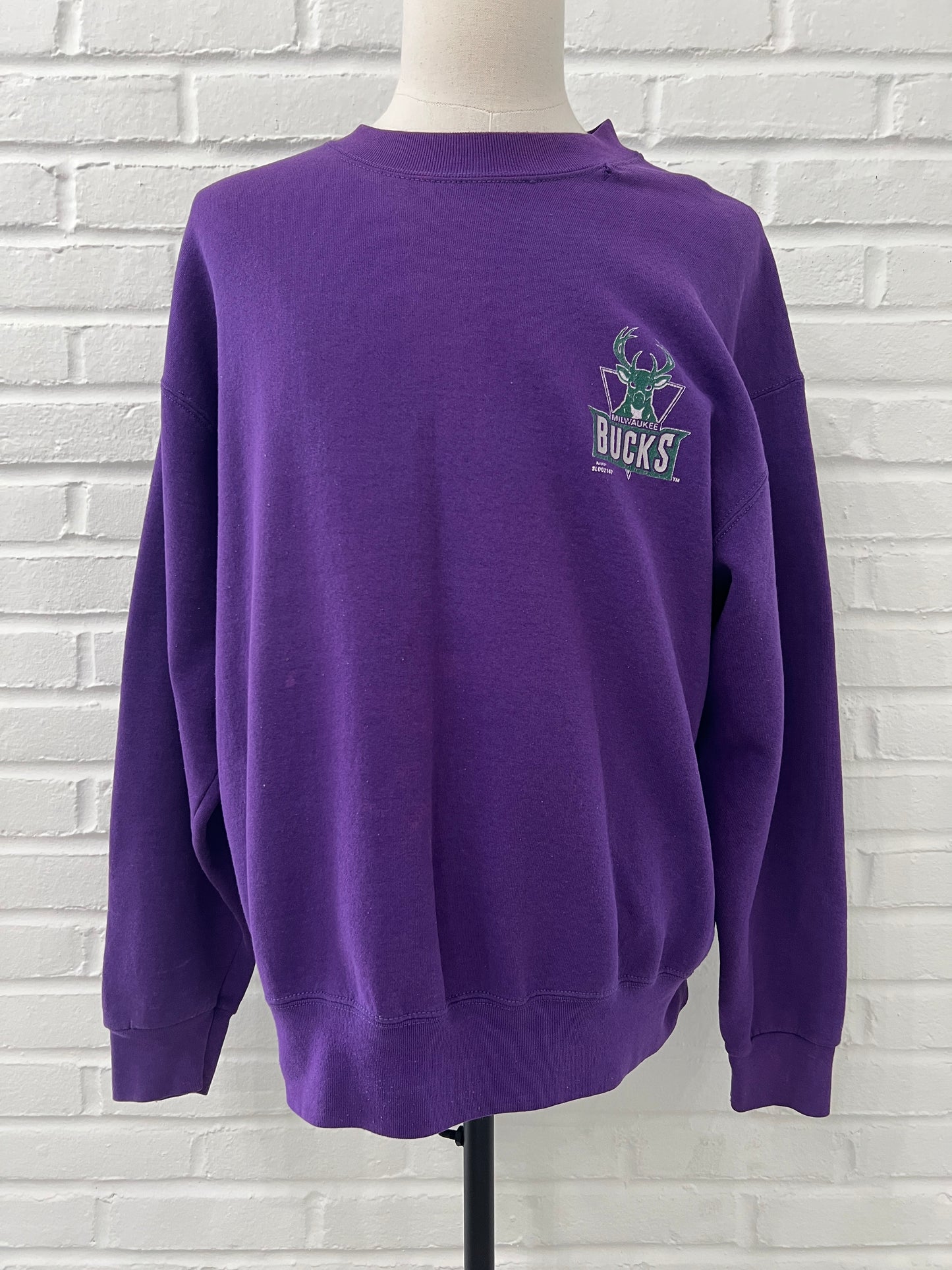 (Mens XL) 90s Milwaukee Bucks Sweater