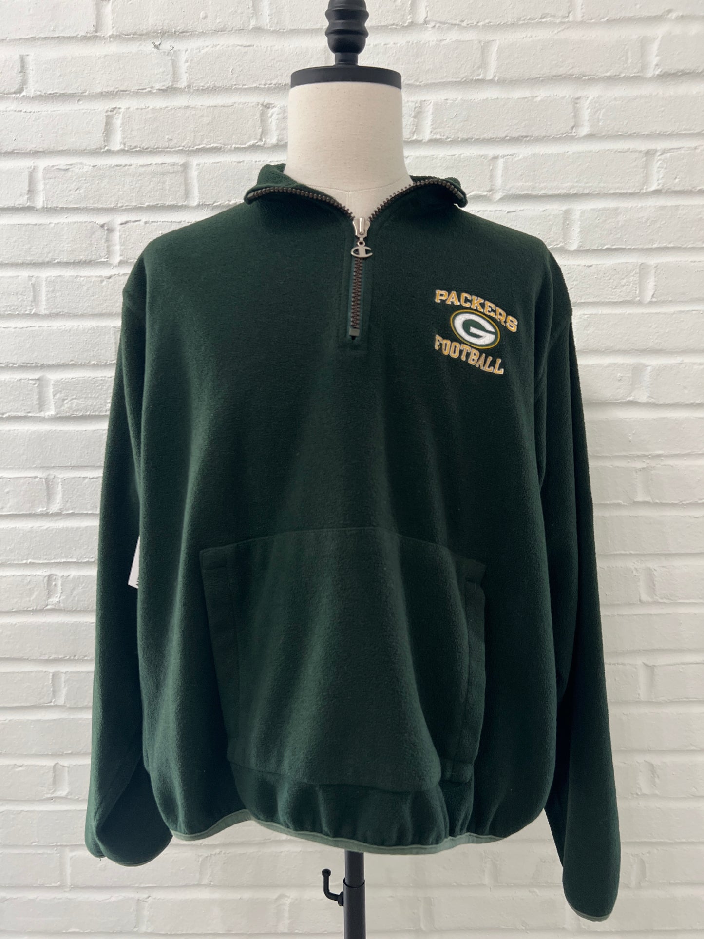 (Mens XL) Green Bay Packers 1/4 Zip Sweater