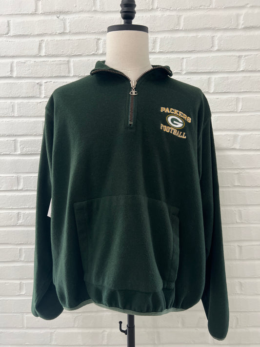 (Mens XL) Green Bay Packers 1/4 Zip Sweater