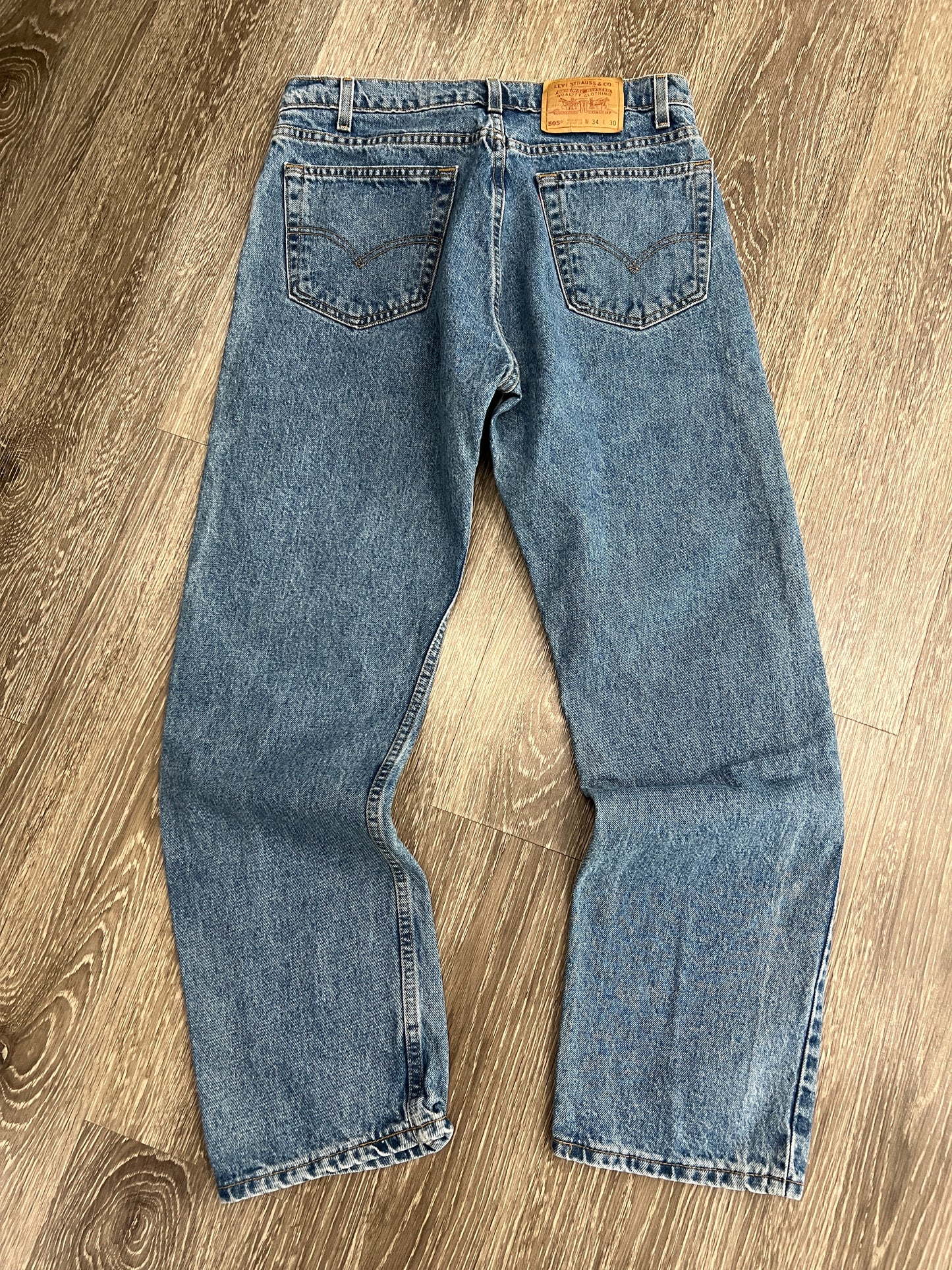 (Mens 34x30) Levis 505 Denim Jeans