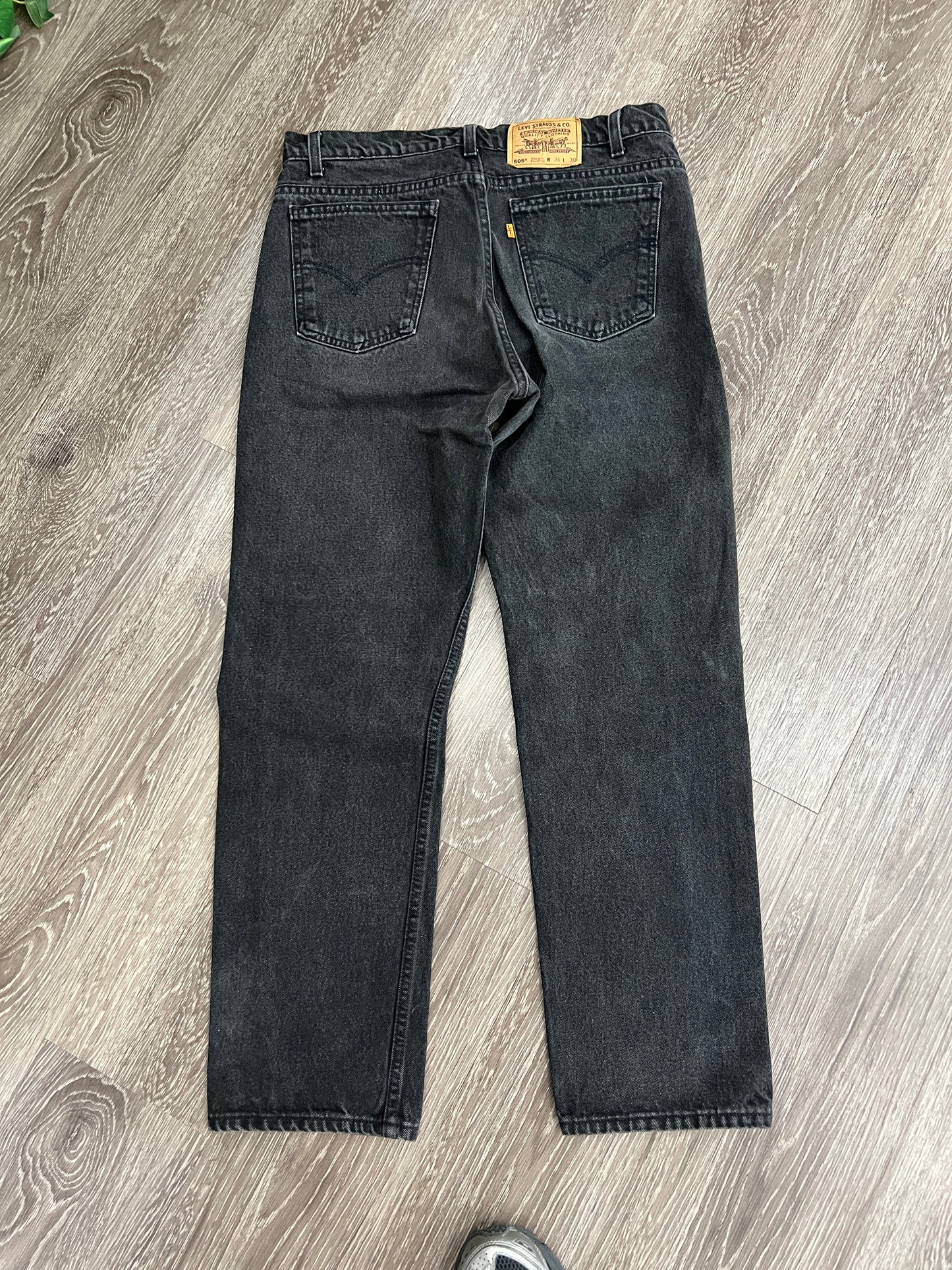 (Mens 36x30) 90s Levis 505 Orange Tab Jeans