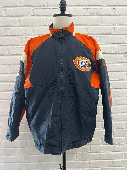(Mens Medium) 90s Chicago Bears Lightweight Jacket