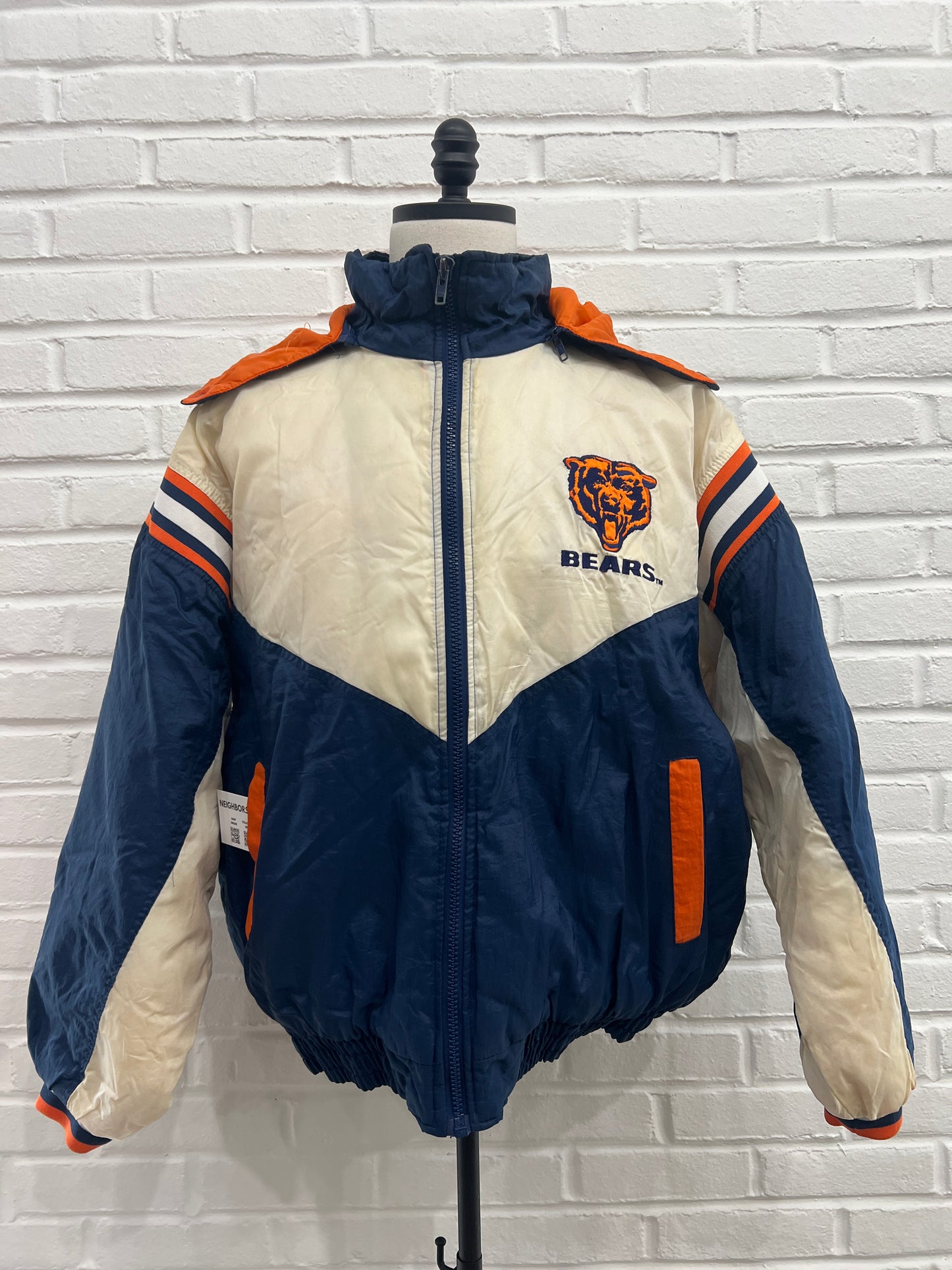 (Mens XL) 90s Chicago Bears Puffer Jacket