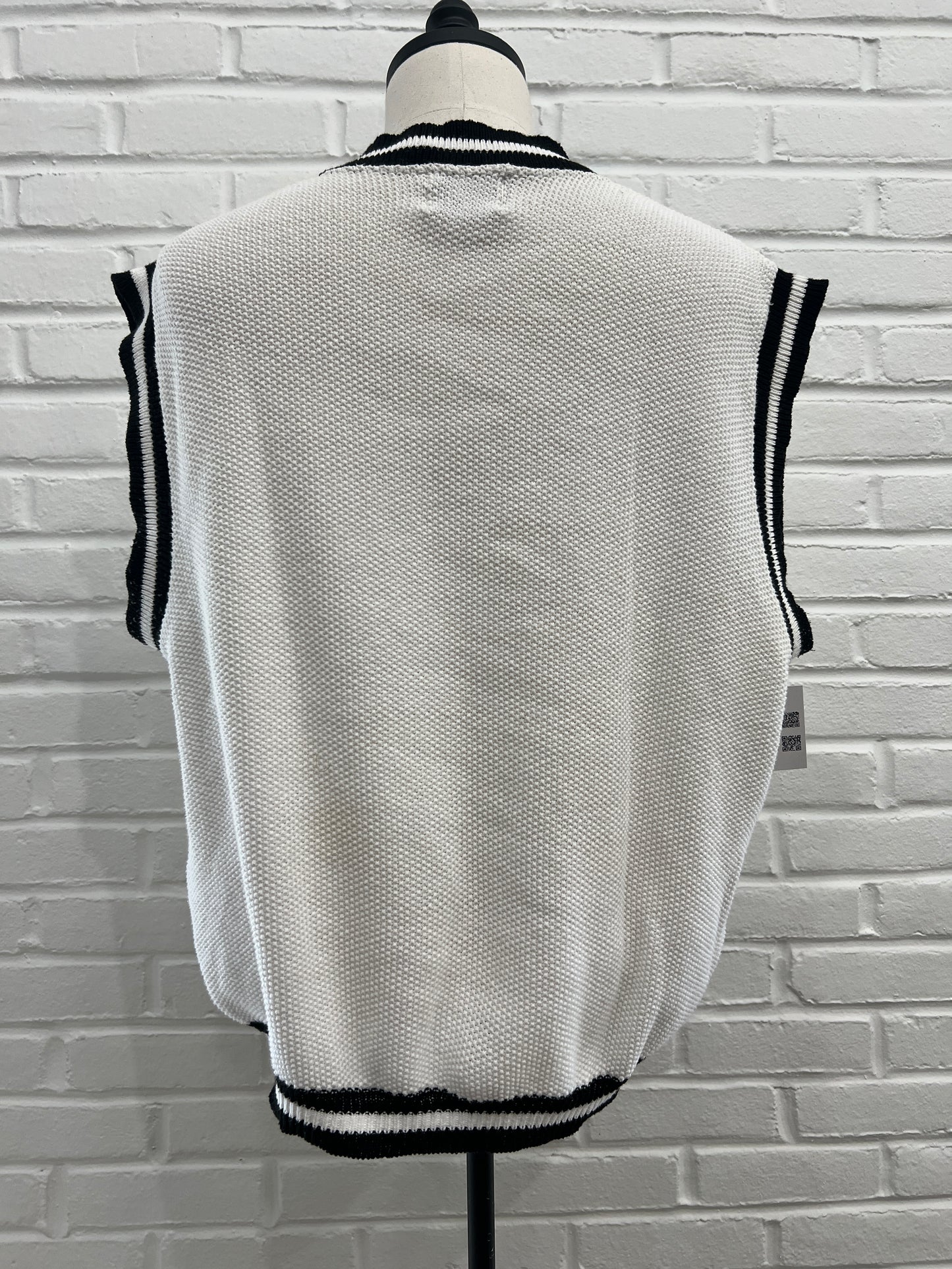 (Mens XL) 90s Chicago White Sox V-Neck Sweater