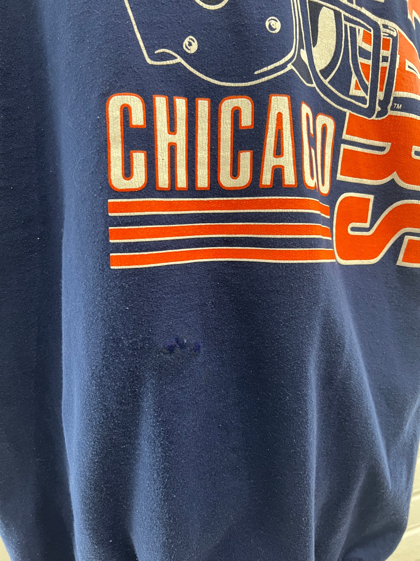 (Mens Large) 80s Chicago Bears Short Sleeve Sweater