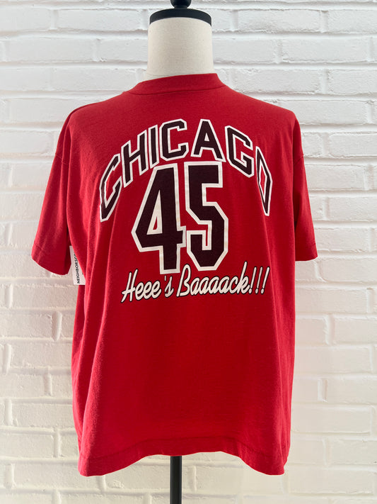(Mens XL) 90s Chicago Bulls Shirt He's Back