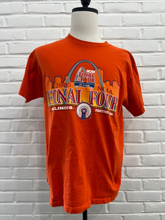 (Mens Large) 2005 Final Four Illinois Chief Shirt