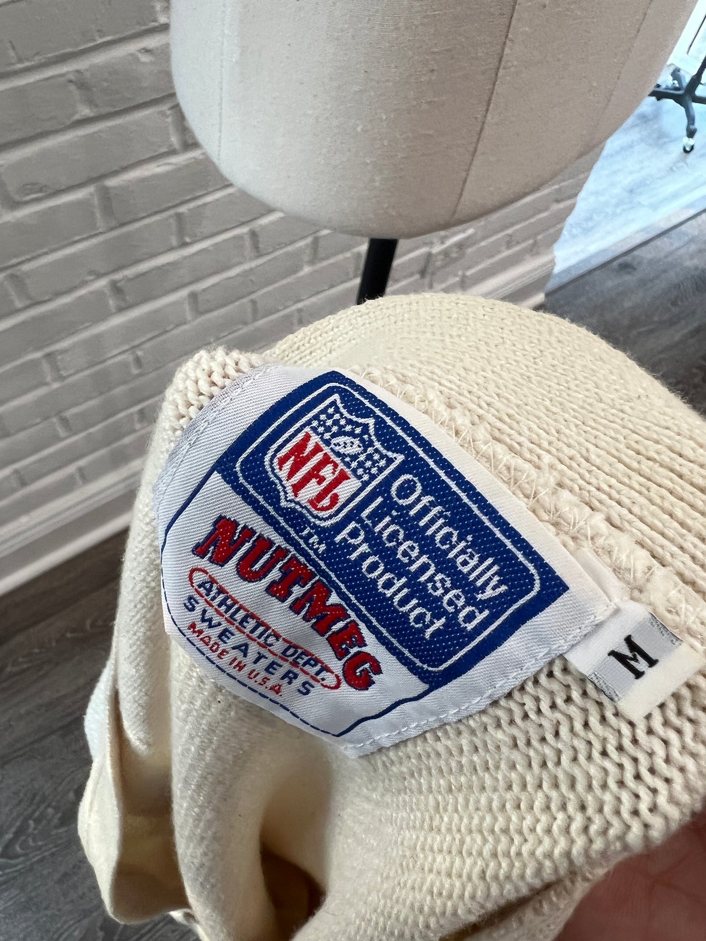 (Mens Medium) 90s Chicago Bears Cardigan Sweater