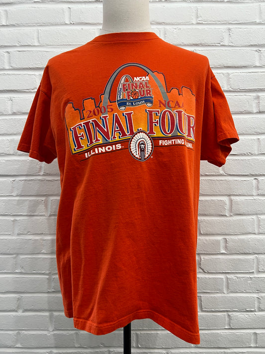 (Mens Large) 2005 Final Four Illinois Chief Shirt