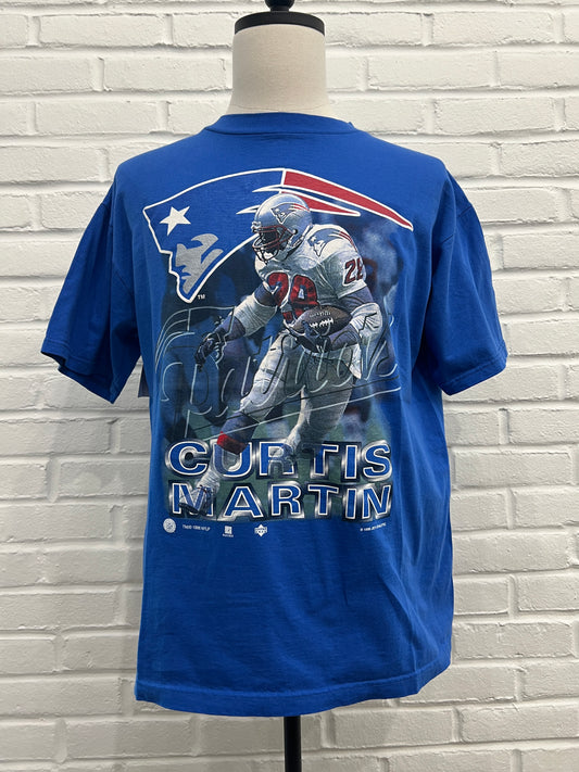 (Mens Large) 1996 Curtis Martin New England Patriots Shirt