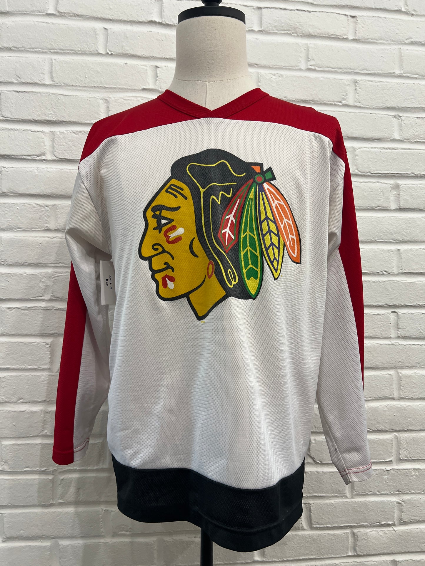 (Mens Medium) 90s Chicago Blackhawks Jersey