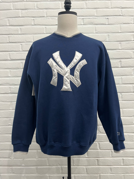 (Mens Large) 90s New York Yankees Starter Sweater