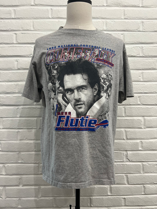 (Mens Large) 1999 Doug Flutie Buffalo Bills Shirt