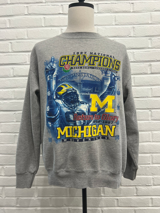 (Mens Large) 1997 Michigan Football Sweater