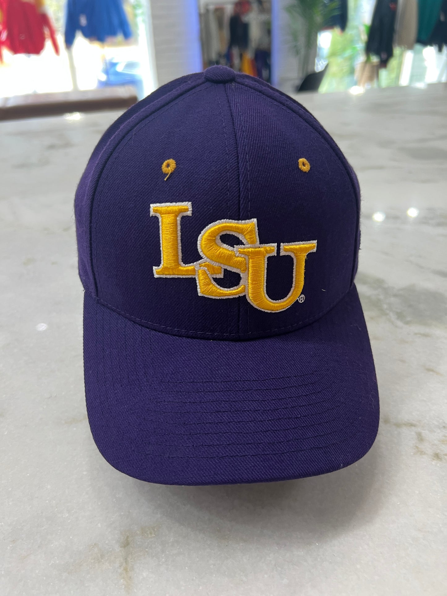 (Adult 7) Louisiana State University Fitted Hat