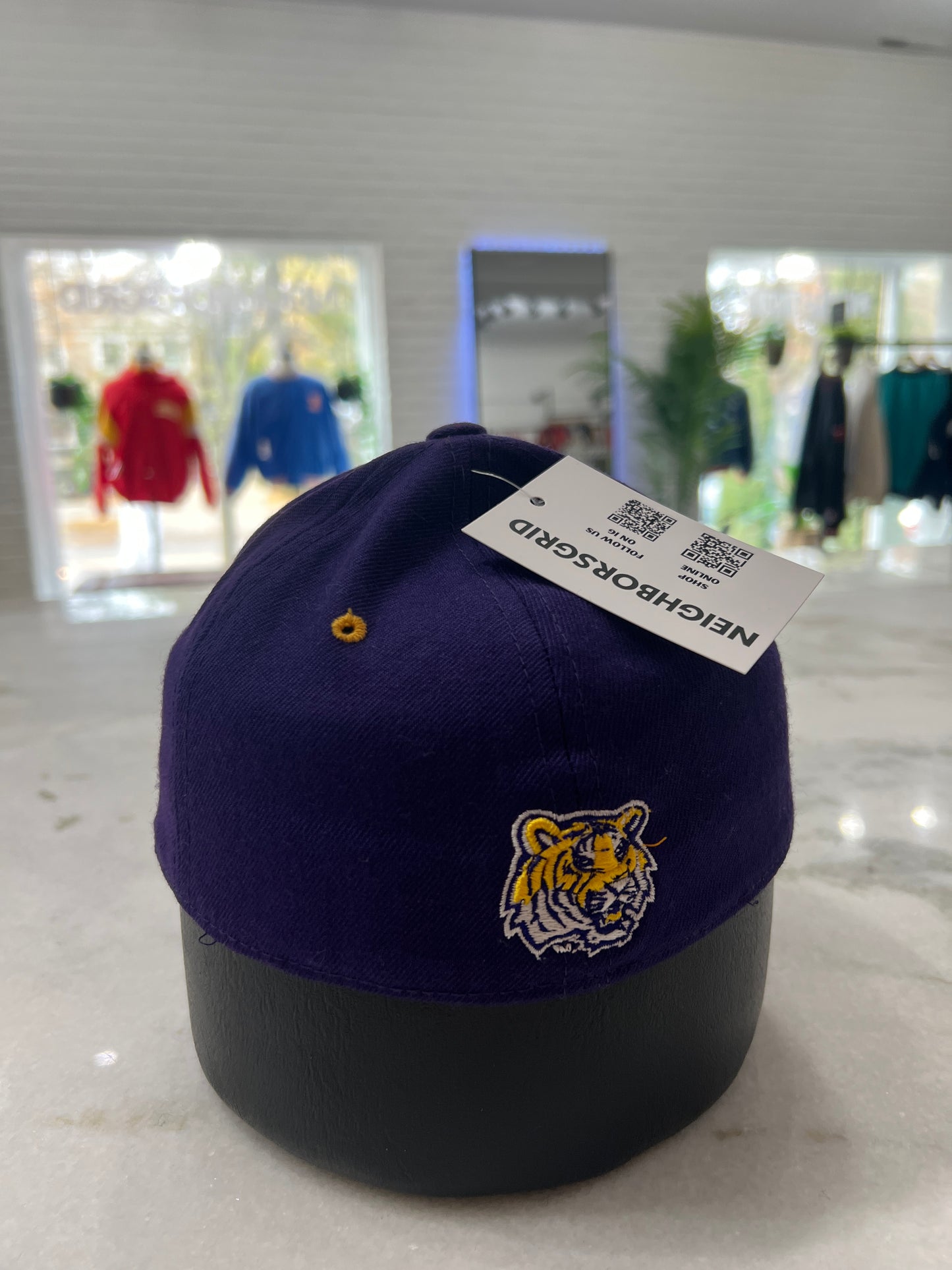 (Adult 7) Louisiana State University Fitted Hat