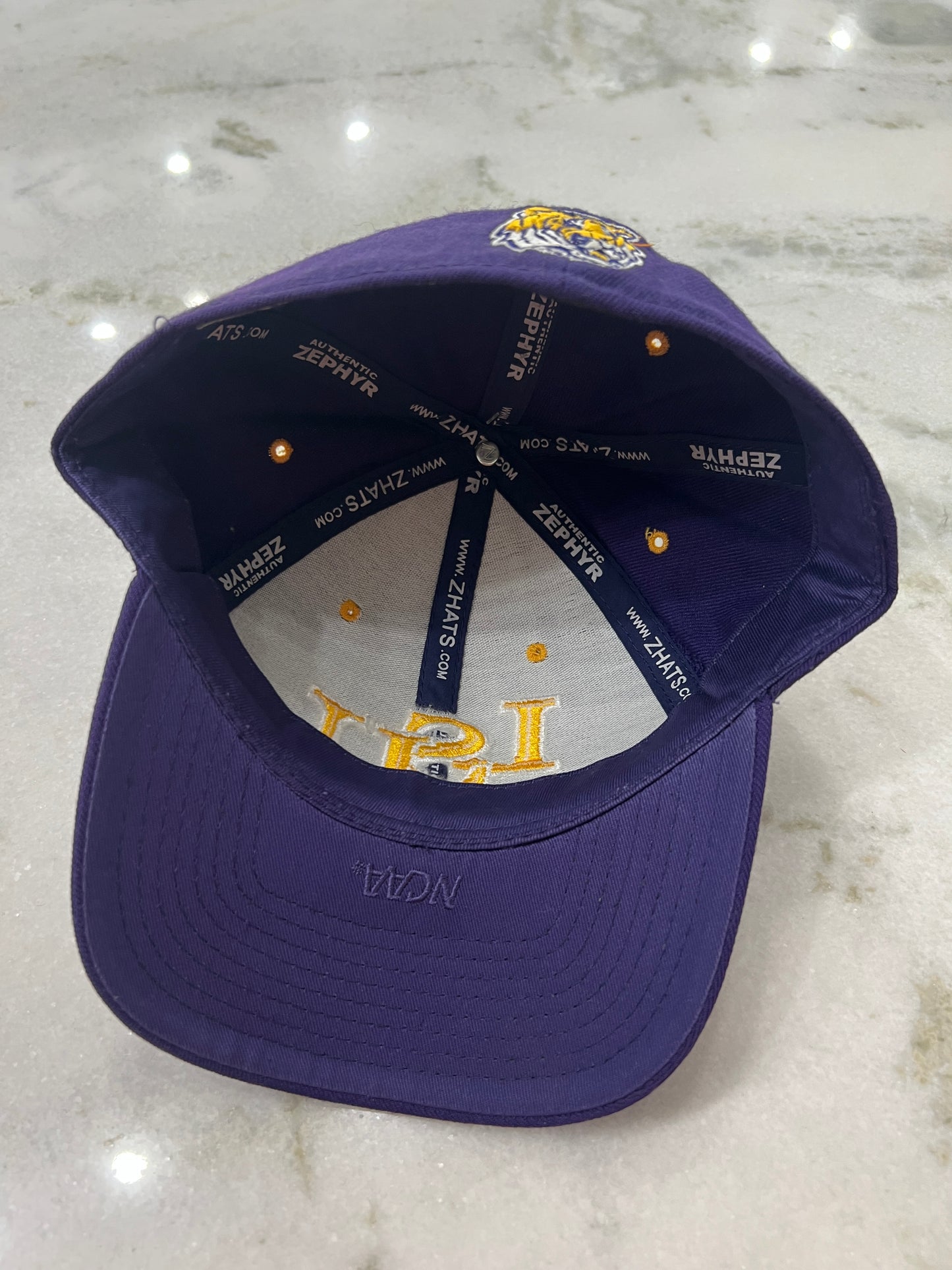 (Adult 7) Louisiana State University Fitted Hat