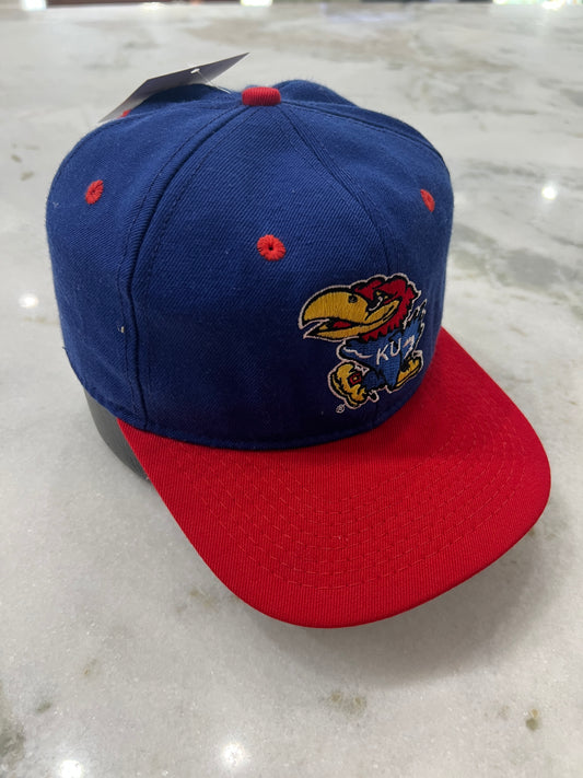 (Adult 7 1/8) Kansas University Fitted Hat
