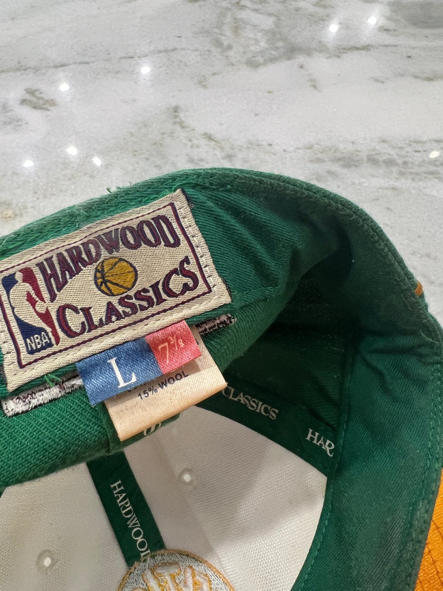 (Adult 7 3/8) Boston Celtics Fitted Hat