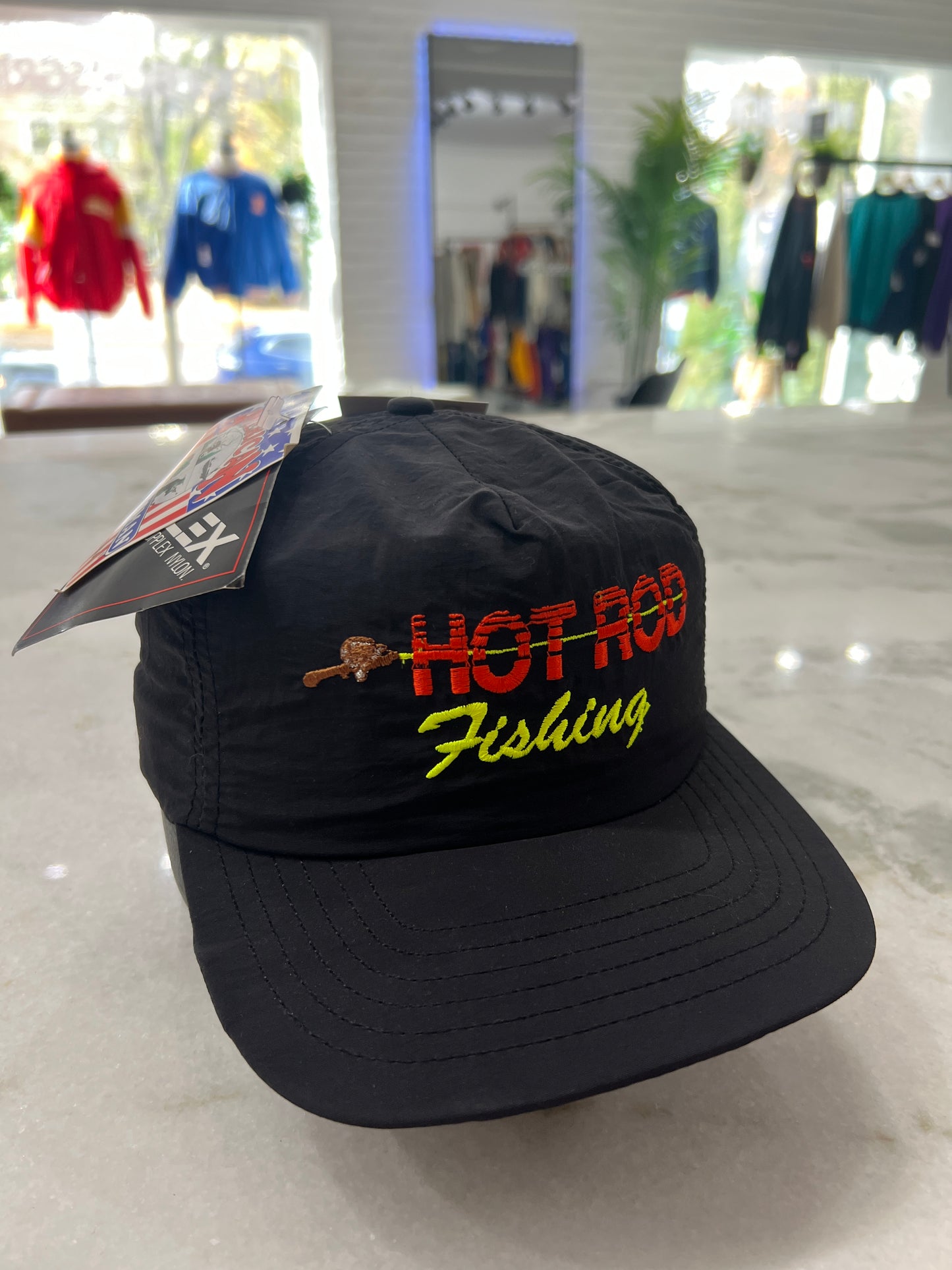 NWT 90s Hot Rod Fishing Hat