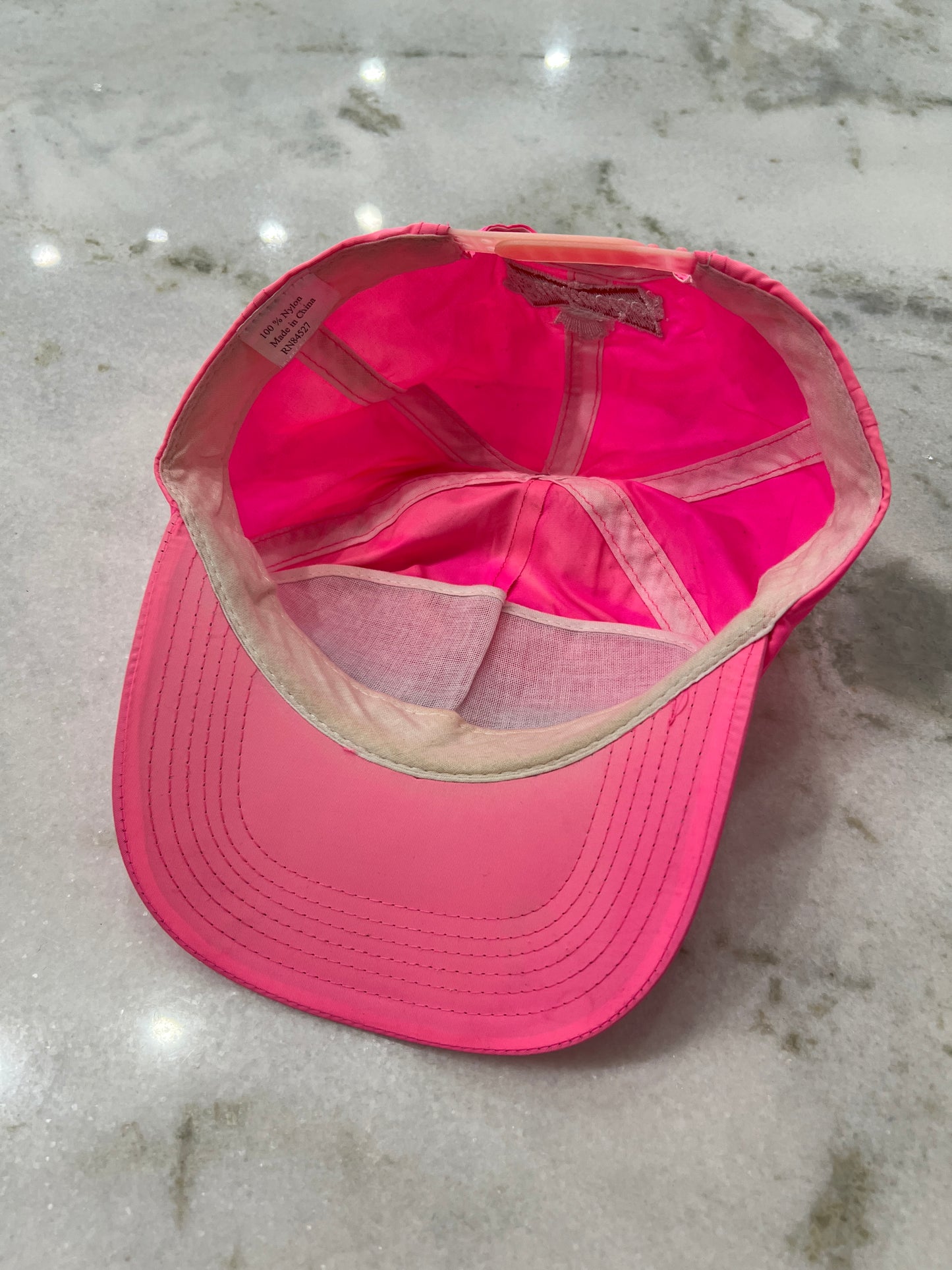 90s Chicago Cubs Neon Pink Hat