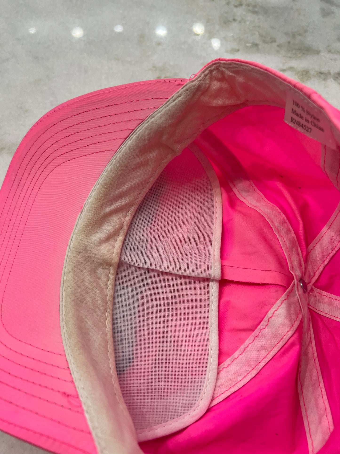 90s Chicago Cubs Neon Pink Hat