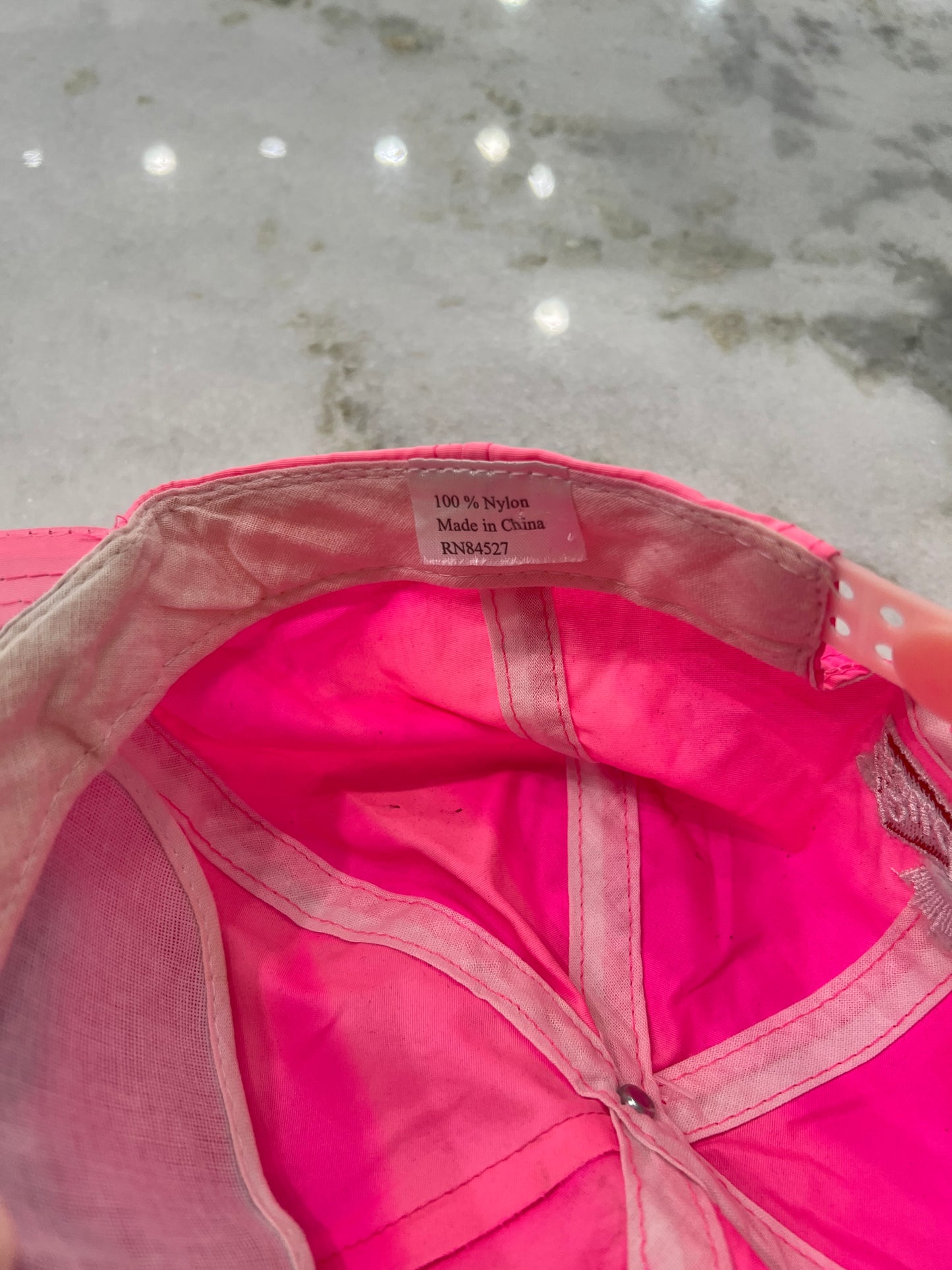 90s Chicago Cubs Neon Pink Hat