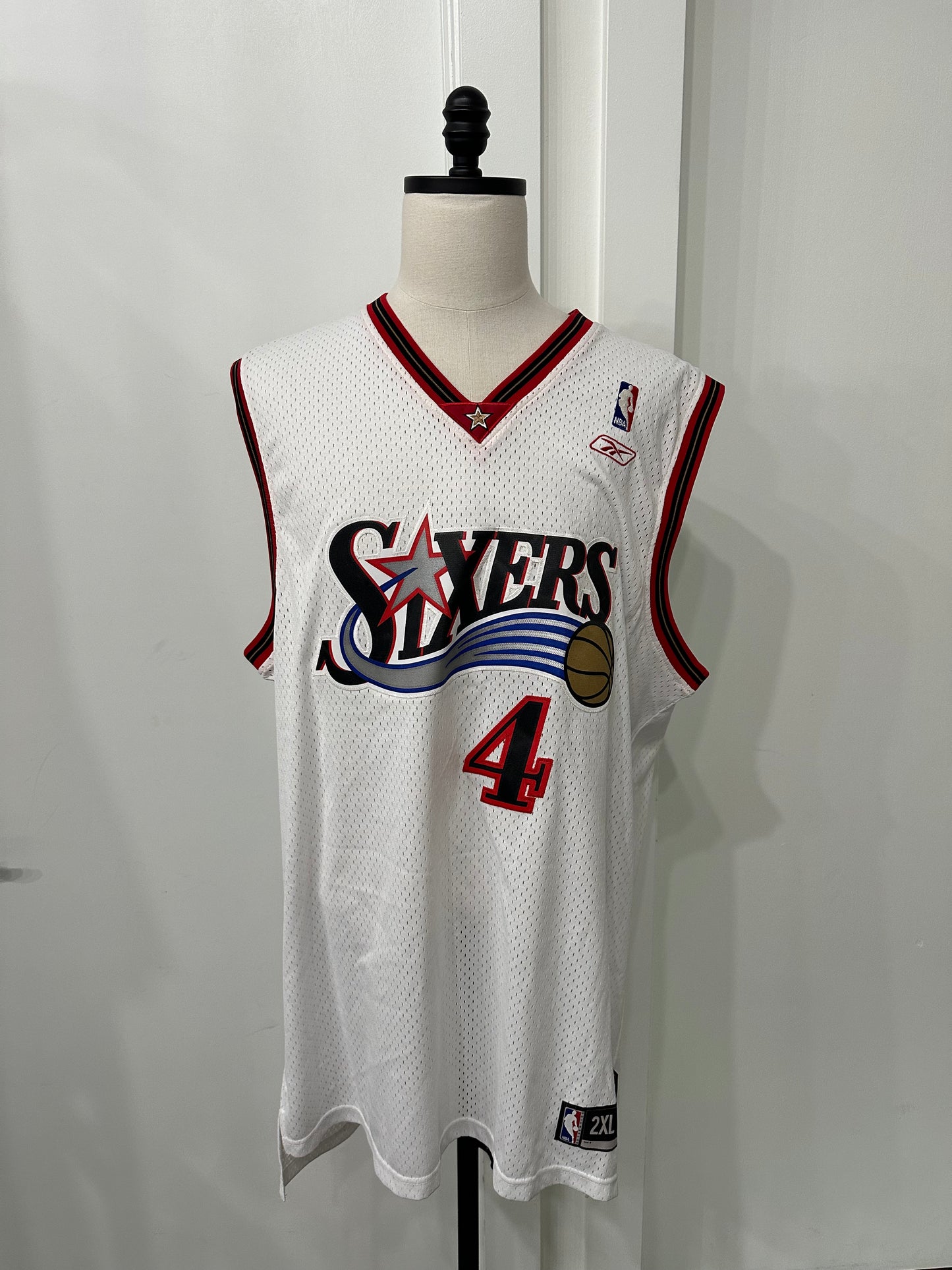 (Mens 2XL) Chris Webber Philadelphia Sixers Jersey
