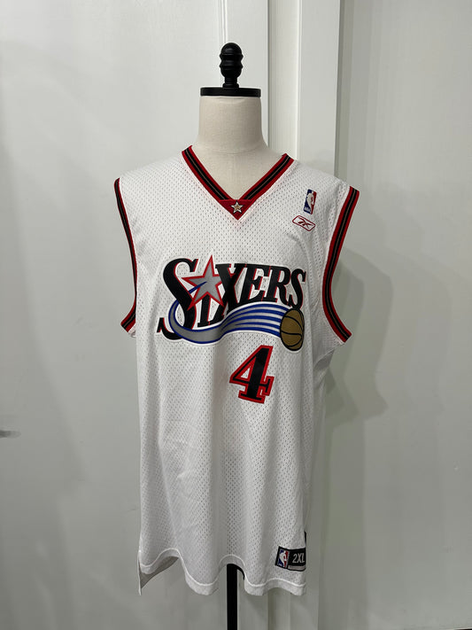 (Mens 2XL) Chris Webber Philadelphia Sixers Jersey