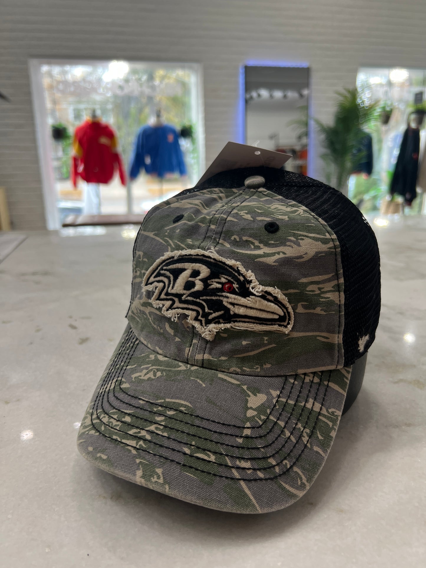 Baltimore Ravens Camo Trucker Hat