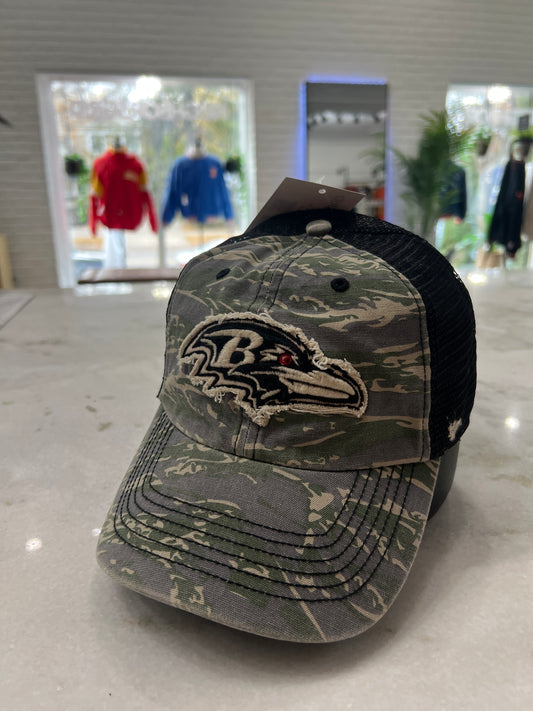 Baltimore Ravens Camo Trucker Hat
