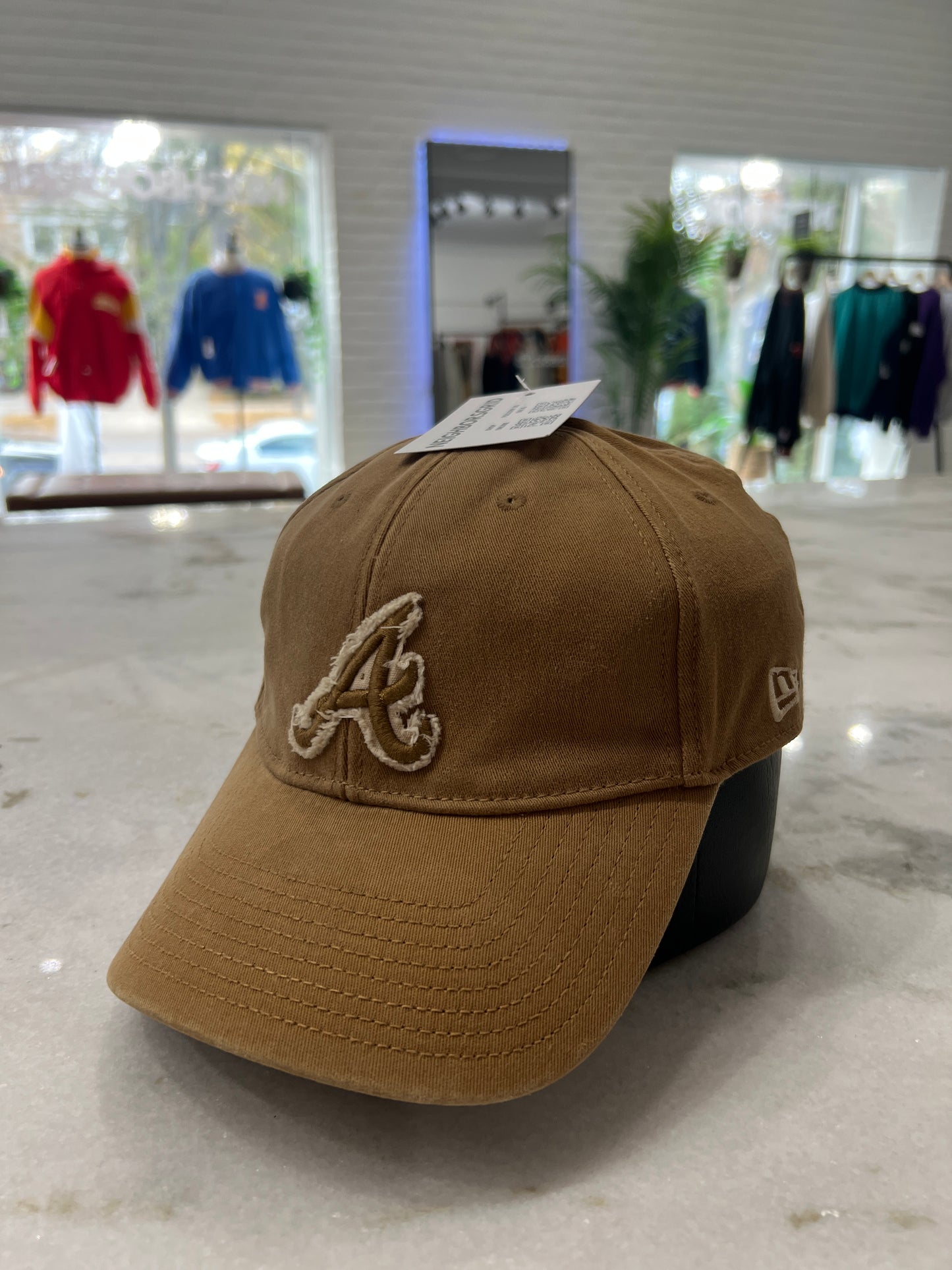 (Adult Medium/Lage) Atlanta Braves Fitted Hat