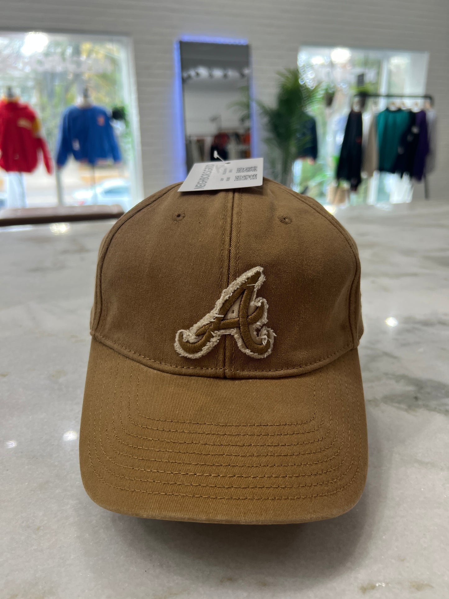 (Adult Medium/Lage) Atlanta Braves Fitted Hat