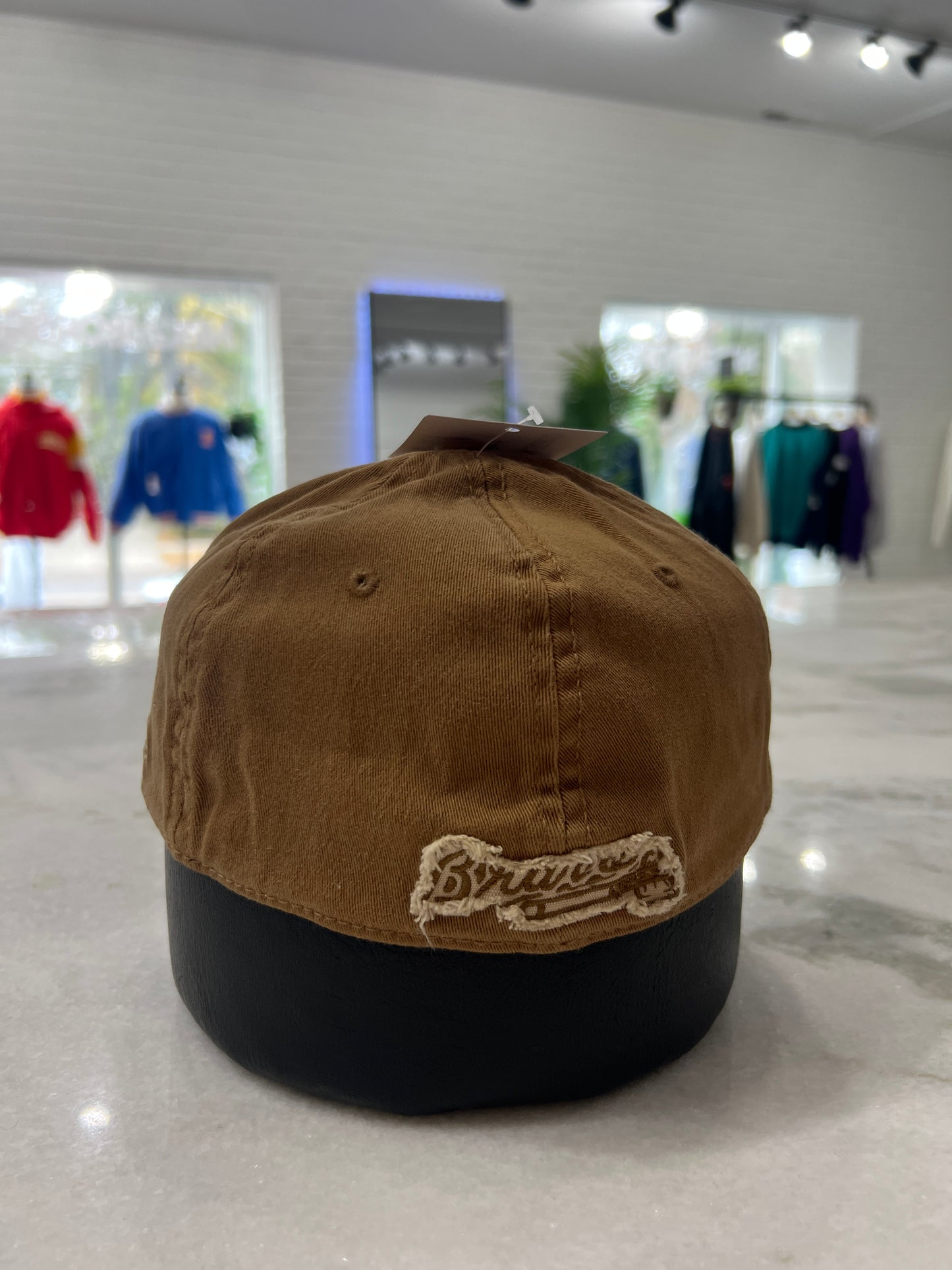 (Adult Medium/Lage) Atlanta Braves Fitted Hat